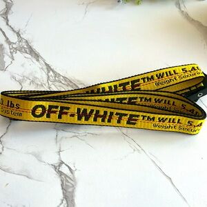 Authentic unisex Off-white belt